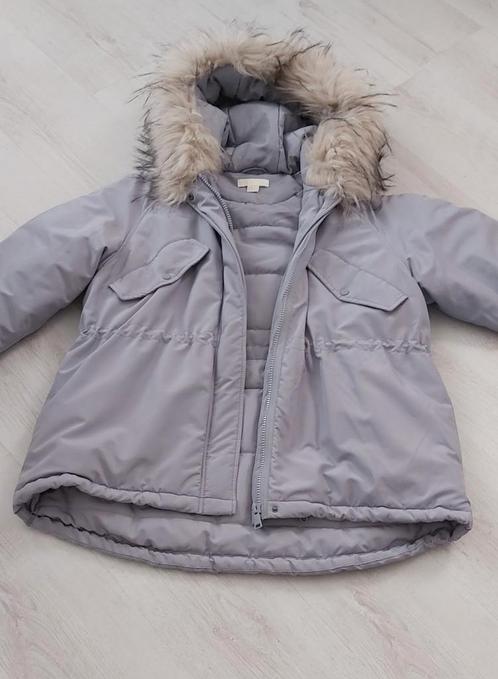 Nieuw H&M warme jas met capuchon en grote bontkraag  maat M, Kleding | Dames, Jassen | Winter, Nieuw, Maat 38/40 (M), Zwart, Ophalen of Verzenden