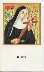 Bp559 prentje h rita van cascia, Ophalen of Verzenden, Zo goed als nieuw, Kaart of Prent