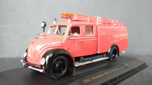 Magirus Deutz Merkur TLF 16 1:43 Yatming Signature Pol, Hobby en Vrije tijd, Modelauto's | 1:43, Zo goed als nieuw, Bus of Vrachtwagen