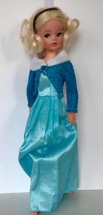 Blauwe avondjurk met lurex jasje voor Sindy, Fleur, Barbie, Ophalen of Verzenden, Gebruikt, Kleertjes