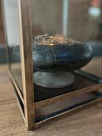 Windlicht showcase pronkkastje brons zonder de inhoud, Antiek en Kunst, Ophalen