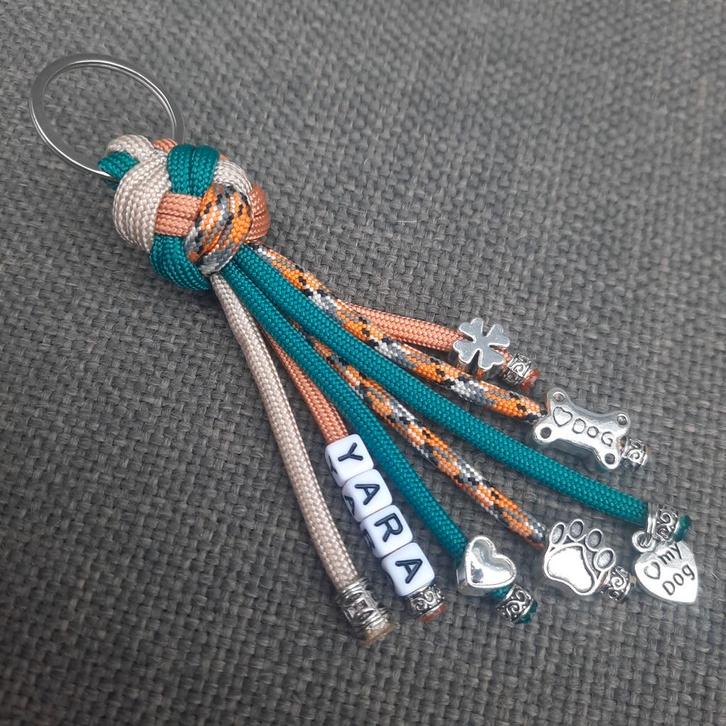 Sleutelhangers van paracord en ppm, Verzamelen, Sleutelhangers, Nieuw, Dier of Natuur, Ophalen of Verzenden