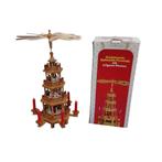 Traditionele kerstpiramide met doos, 4 verdiepingen, Diversen, Kerst, Gebruikt, Onbekend, Ophalen of Verzenden, Onbekend