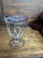 Prachtig glazen, met de handgemaakte bobon schaaltje, Antiek en Kunst, Antiek | Glas en Kristal, Ophalen