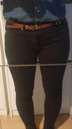 Bershka spijkerbroek maat 34 xs zwart jegging broeken broek, W27 (confectie 34) of kleiner, Zo goed als nieuw, Bershka, Zwart