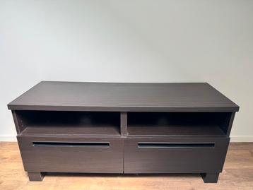 Tv meubel Besta zwartbruin - afbeelding 1