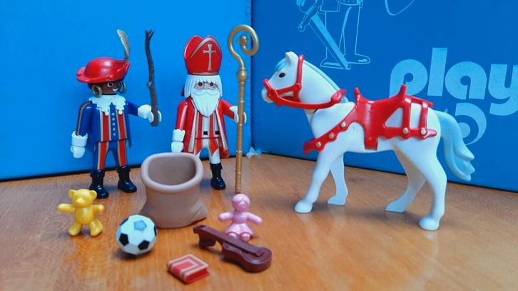 Playmobil Sint 4893 sinterklaas Piet Ozosnel compleet, Kinderen en Baby's, Speelgoed | Playmobil, Zo goed als nieuw, Complete set