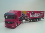 Schuco Mercedes Actros Kicker voetbal magazine. 1/87, Ophalen of Verzenden, Nieuw, Bus of Vrachtwagen, Schuco