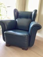 Antieke oorfauteuil uit begin jaren ‘50, fauteuil, Ophalen, Gebruikt, 100 tot 125 cm, Hout
