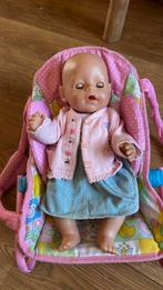 Lieve babyborn pop n maxi cosi, Kinderen en Baby's, Speelgoed | Poppen, Ophalen of Verzenden, Zo goed als nieuw, Babypop