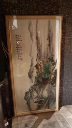 Grote schilderij Chinees, Huis en Inrichting, Woonaccessoires | Schilderijen, Tekeningen en Foto's, Ophalen