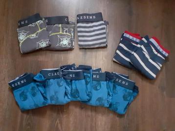 10 nette Claesens boxers maat 10 (134/140) jongen beschikbaar voor biedingen
