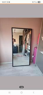 Grando badkamer spiegel zwart, Ophalen, Gebruikt, 100 tot 150 cm, Overige typen