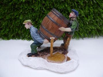 Luville Kerstdorp  Lifting a barrel  --  1048497 beschikbaar voor biedingen