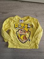 Rubble tshirt paw patrol shirt geel, Jongen of Meisje, Paw patrol, Ophalen of Verzenden, Zo goed als nieuw