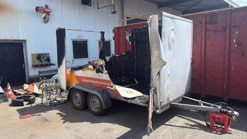 Afgebrande Saris Aanhanger - 3500KG Chassie 100% beschikbaar voor biedingen
