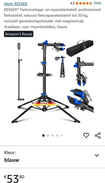 fietsenmontage en reparatiestatief. Rood&Blauw beschikbaar voor biedingen