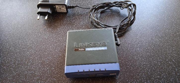 Linksys PSUS4, Computers en Software, Routers en Modems, Gebruikt, Router, Ophalen of Verzenden