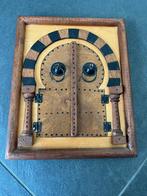 Marokkaanse handwerk spiegel hout handbeschilderd oosters, Huis en Inrichting, Woonaccessoires | Spiegels, Ophalen of Verzenden