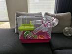 Ferplast Hamsterkooi Laura - Dierenverblijf - 46x29.5x37.5 c, Minder dan 60 cm, Kooi, Gebruikt, Minder dan 75 cm