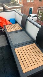 Loungebank loungeset, Tuin en Terras, Ophalen, Zo goed als nieuw, Bank
