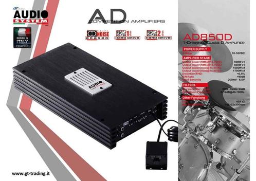 ACTIE!AudioSystem Italy AD850 mono versterker 850Watt RMS, Auto diversen, Autospeakers, Nieuw, Ophalen of Verzenden