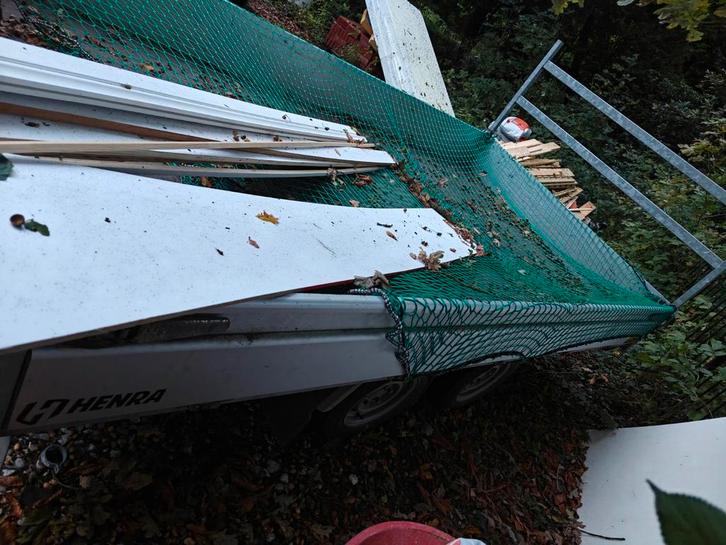 henra dubbelasser PL27 2021 2700kg aslast, Auto diversen, Aanhangers en Bagagewagens, Gebruikt, Ophalen of Verzenden