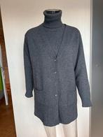 Fabiana Filippi Cashmere Twinset Grijs XL, Verzenden, Zo goed als nieuw, Maat 46/48 (XL) of groter, Grijs