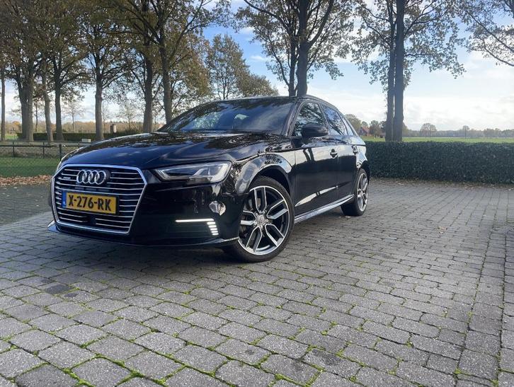 Audi A3 40 E-tron 204pk S Tronic 2020 Zwart, Auto's, Audi, Particulier, A3, Apple Carplay, Bluetooth, Climate control, Cruise Control