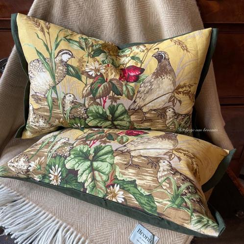 Engelse SET landhuis stijl kussens Scalamandre Edwin’s Covey, Huis en Inrichting, Woonaccessoires | Kussens, Nieuw, Overige kleuren