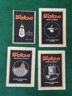 Sluitzegels WOTAN Lampen (2), Verzamelen, Merken en Reclamevoorwerpen, Verzenden