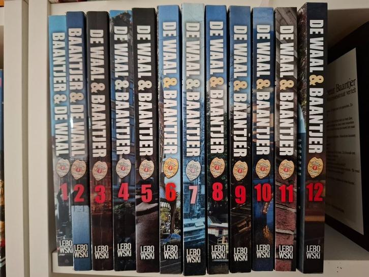 Baantjer&de waal De Waal & Baantjer boeken 1t/m 12, Boeken, Detectives, Zo goed als nieuw, Ophalen of Verzenden