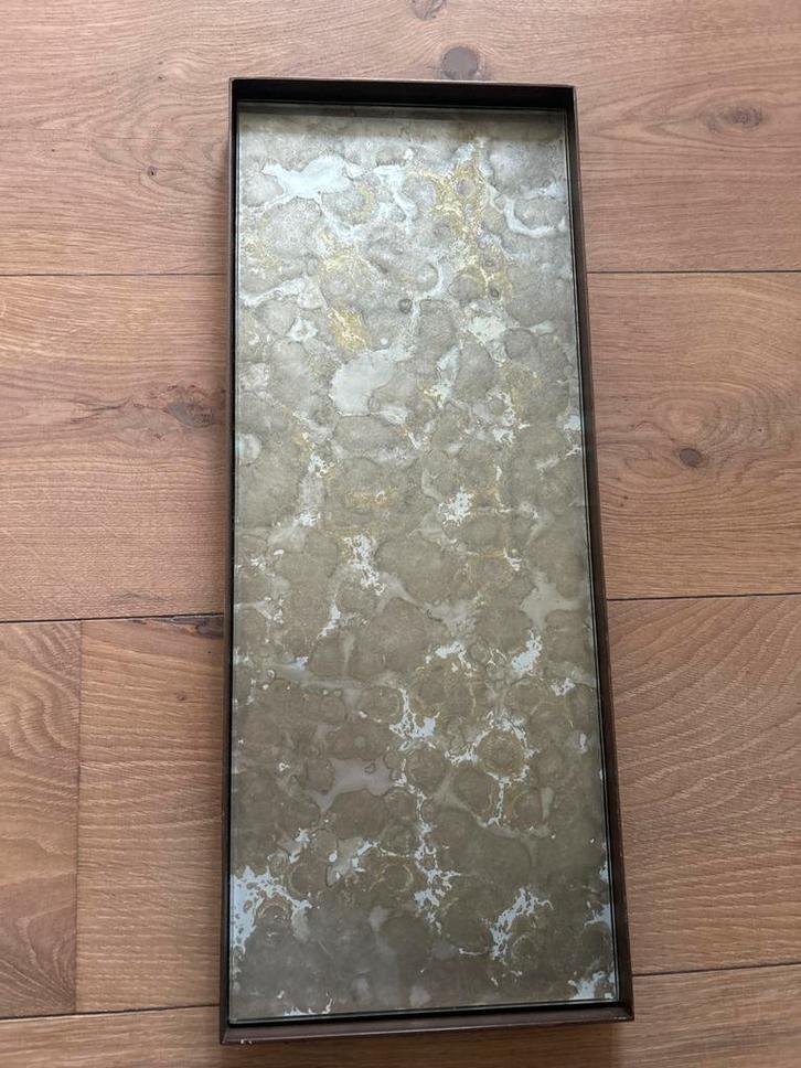 Notre Monde Dienblad Rechthoekig, Huis en Inrichting, Woonaccessoires | Spiegels, Gebruikt, Minder dan 50 cm, 100 tot 150 cm, Rechthoekig