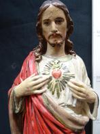 .100035=Christus met het Heilig Hart.1410, Antiek en Kunst, Antiek | Religie, Ophalen of Verzenden