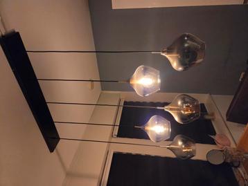Hanglamp 5-lichts glazen bollen smoke glas beschikbaar voor biedingen