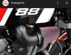 Harley davidson xr 1200 free spirits k&n luchtfilter intake, Ophalen of Verzenden, Nieuw