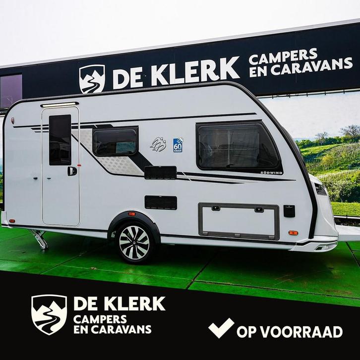 Knaus SUDWIND 420 QD 60 YEARS Campovollo Grey Black Friday, Caravans en Kamperen, Caravans, Bedrijf, 1000 - 1250 kg, Knaus, 6 tot 7 meter