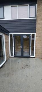 Mooie Pui met openslaande deuren!, Doe-het-zelf en Verbouw, Kozijnen en Schuifpuien, Ophalen, Deurkozijn, 225 cm of meer, Zo goed als nieuw