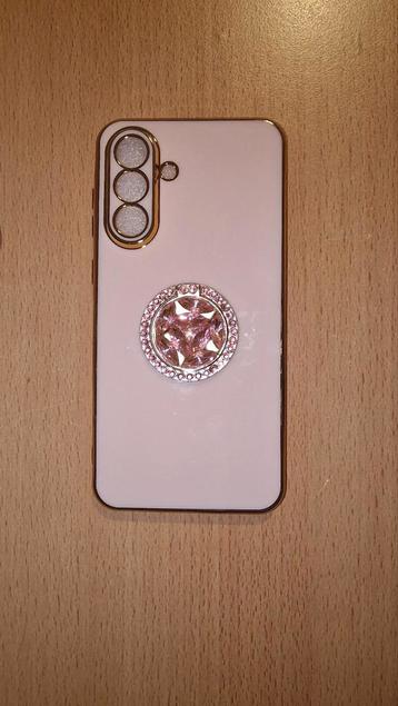 Samsung A56 Hoesje - Roze met Ring beschikbaar voor biedingen