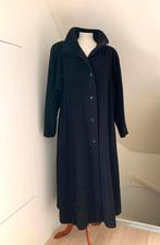 Mantel jas winterjas zwart wol lang 44 46 48, Kleding | Dames, Ophalen of Verzenden, Zo goed als nieuw, Zwart