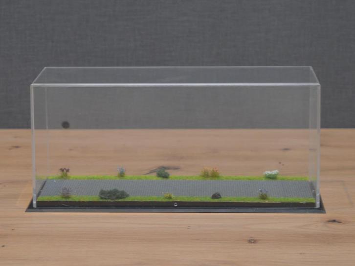 Dioramavitrine, Losse trekker (Grijze klinkers), Hobby en Vrije tijd, Modelauto's | 1:50, Nieuw, Bus of Vrachtwagen, Tekno, Ophalen of Verzenden