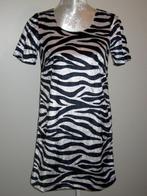 Te koop aangeboden: Zebraprint jurk en hoed, Carnaval, Nieuw, Ophalen of Verzenden, Kleding