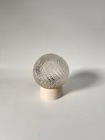 Vintage fraaie helder glazen bol plafondlamp bubbels, Huis en Inrichting, Lampen | Plafondlampen, Ophalen of Verzenden, Glas