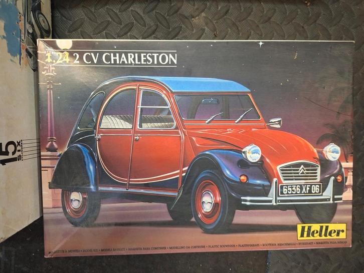 Diverse Citroen Bouwdozen - Heller, Hobby en Vrije tijd, Modelbouw | Auto's en Voertuigen, Auto, Groter dan 1:32, Overige merken