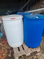 Kunststof vaten 200 liter, Tuin en Terras, Regentonnen, 150 liter of meer, Ophalen, Zo goed als nieuw, Kunststof