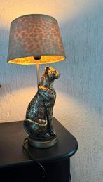 Luipaard tafellamp incl kap en lampje ZGAN, Huis en Inrichting, Lampen | Tafellampen, Ophalen, Zo goed als nieuw, Minder dan 50 cm