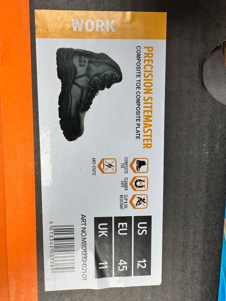Magnum Veiligheidsschoenen Maat 45 nieuw in doos, Kleding | Heren, Schoenen, Nieuw, Werkschoenen, Zwart, Ophalen of Verzenden