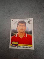 Panini sticker WK 90 Italia. Ruben Dario Hernandez Colombia., Verzenden, Zo goed als nieuw, Sticker