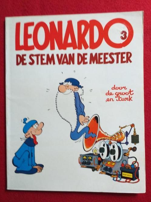 Leonardo. Nr. 3. De stem van de meester. 1e druk., Boeken, Stripboeken, Gelezen, Eén stripboek, Verzenden