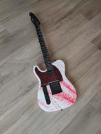 Linkshandige HB TE20 custom bloody, Muziek en Instrumenten, Snaarinstrumenten | Gitaren | Elektrisch, Ophalen of Verzenden, Zo goed als nieuw